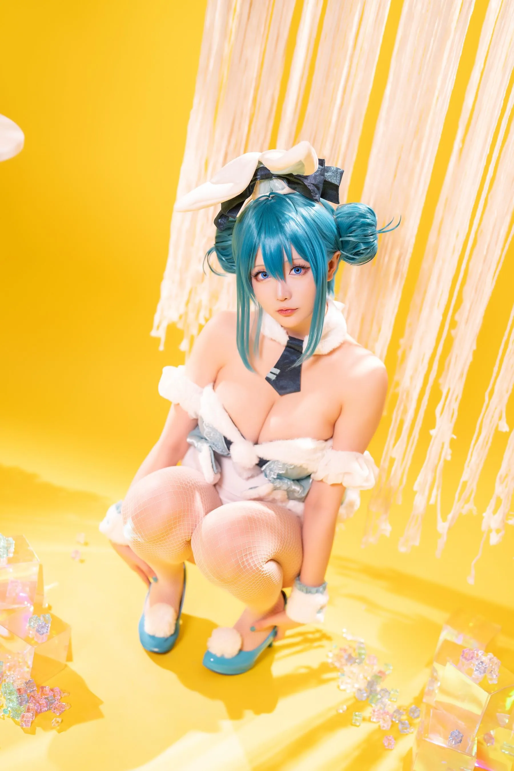 星之迟迟 – NO.158 23年9月计划A 初音未来 白兔女郎 [77P]插图2